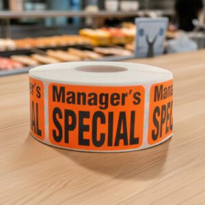 Managers Special Label Stickers on a roll of 500 labels