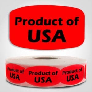 Product of the USA Label