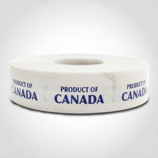 Product of Canada Label 1 roll of 1000 stickers