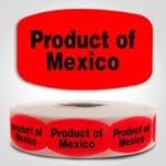 Product of Mexico Label