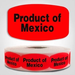 Product of Mexico Label