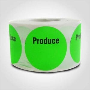 Produce with room to write Label 1 roll of 500 sticker