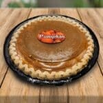 Pumpkin Label on a container of pumpkin pie