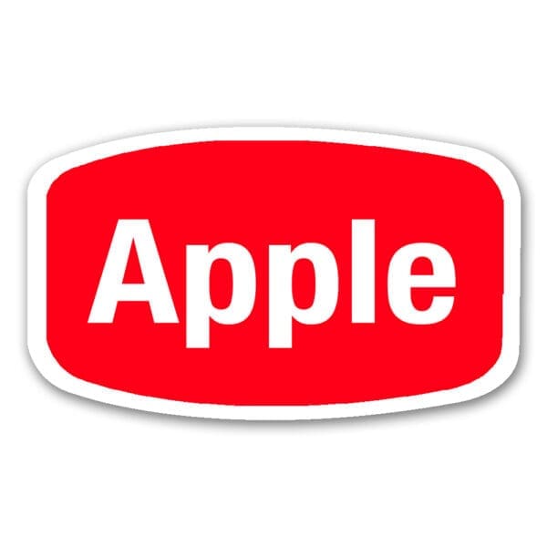 Small Apple Pie Label