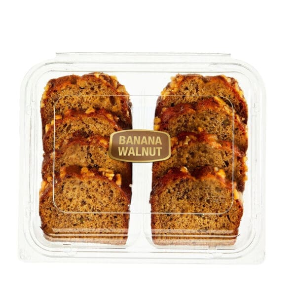 Banana Walnut Label in use on package of sliced bread