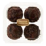 Chocolate Chocolate Chip Label on package on muffins