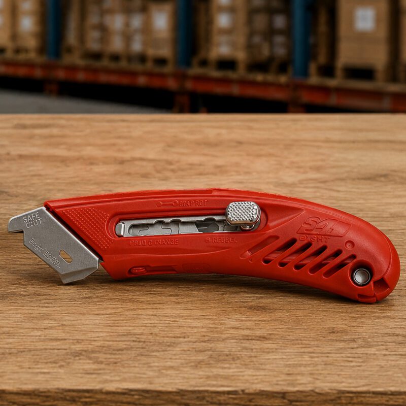 600089 Safety Cutter Left Hand S4TM Left-Handed Safety Cutter for warehouse use