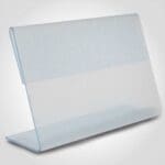 Acrylic Sign Holder Clear Slant Back Easel - 5" x 7"