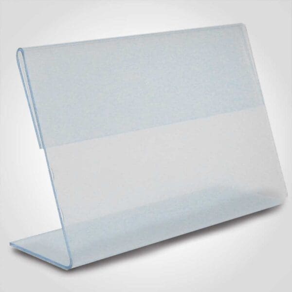 Acrylic Sign Holder Clear Slant Back Easel - 5" x 7"