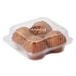 Almond Label example on muffin container