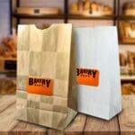 Bakery Department Label on bakery bag