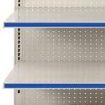 Blue Molding Strips used in Shelves