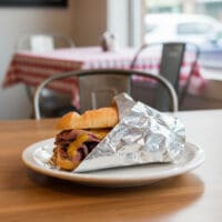 Foil Insulated Sandwich wrap in deli