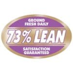 Ground Beef 73% Lean Sticker