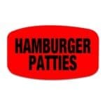 Hamburger Patties Label