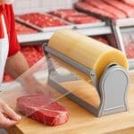 18" Professional meat film in use at butcher shop