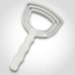 Professional Bone Dust Scraper, Square, White Poly