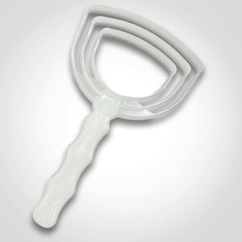 Professional Bone Dust Scraper, Square, White Poly