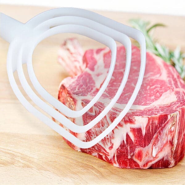 Professional Bone Dust Scraper Square White Poly