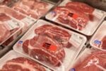 Reduced for Quick sale label on Beef