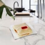 Sausage label on Sausage breakfast sandwich