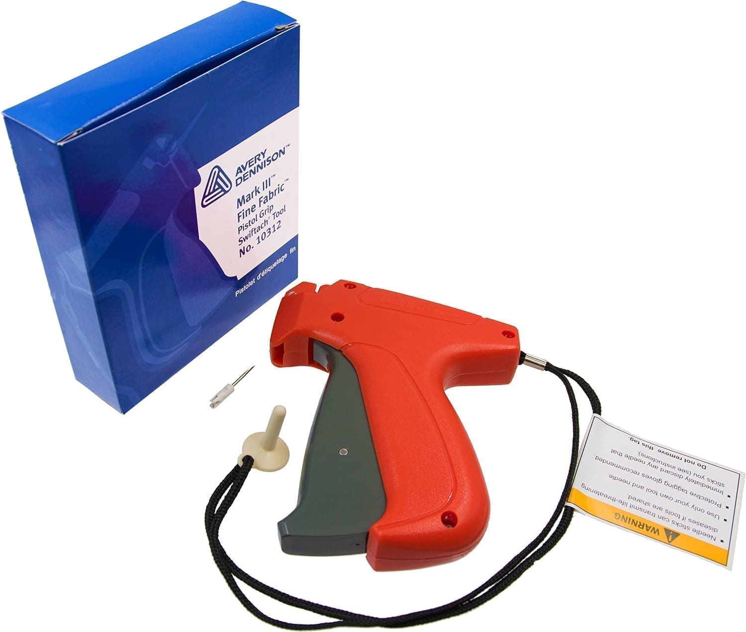 Swiftach Mark III Fine Fabric Pistol Grip Tagging Tool box, gin and needles