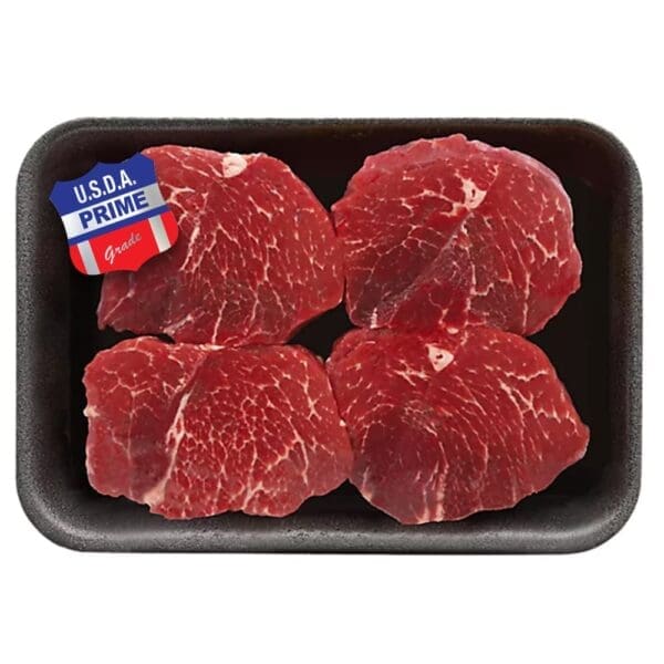USDA Prime Labels on package of meat