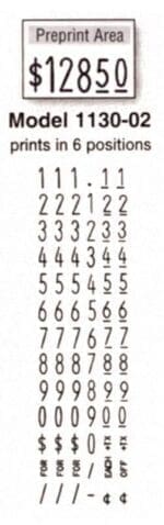 monarch 1130-02 band setup