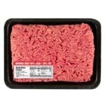 Nutritional Ground Beef 80/20 Label on package of ground beef