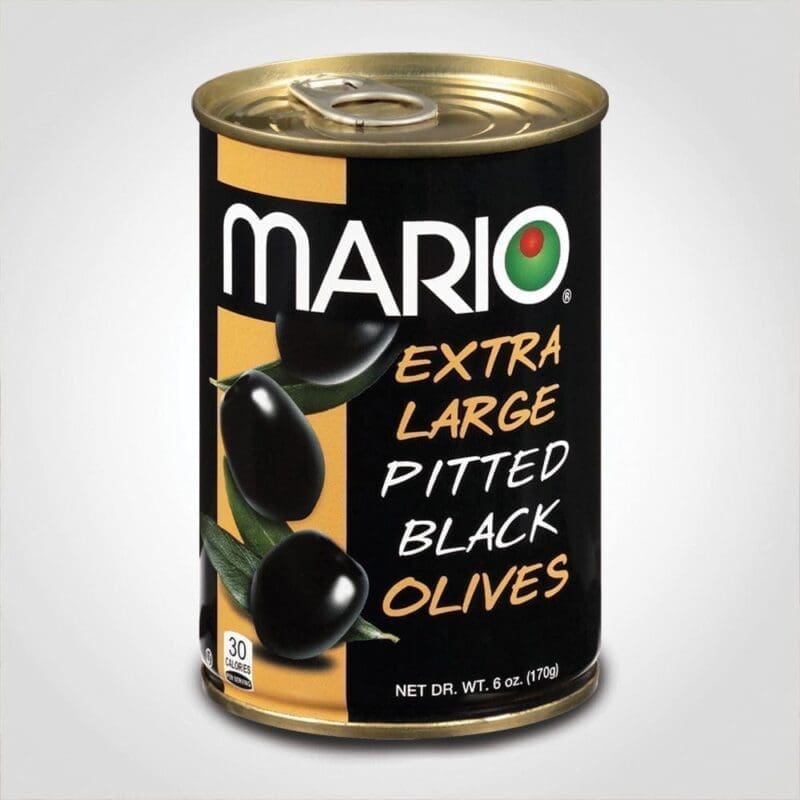 Extra Large Pitted Black Olives 6oz 71046