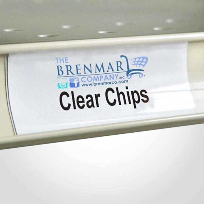800028-1 Clear Shelf Chips 1.25" x 2.5"