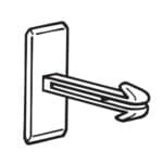 Arrowhead Fastener Sign Holder Diagram Drawing