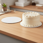 Round Grease proof Corrugated Cake Pad4