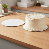 Round Grease proof Corrugated Cake Pad4