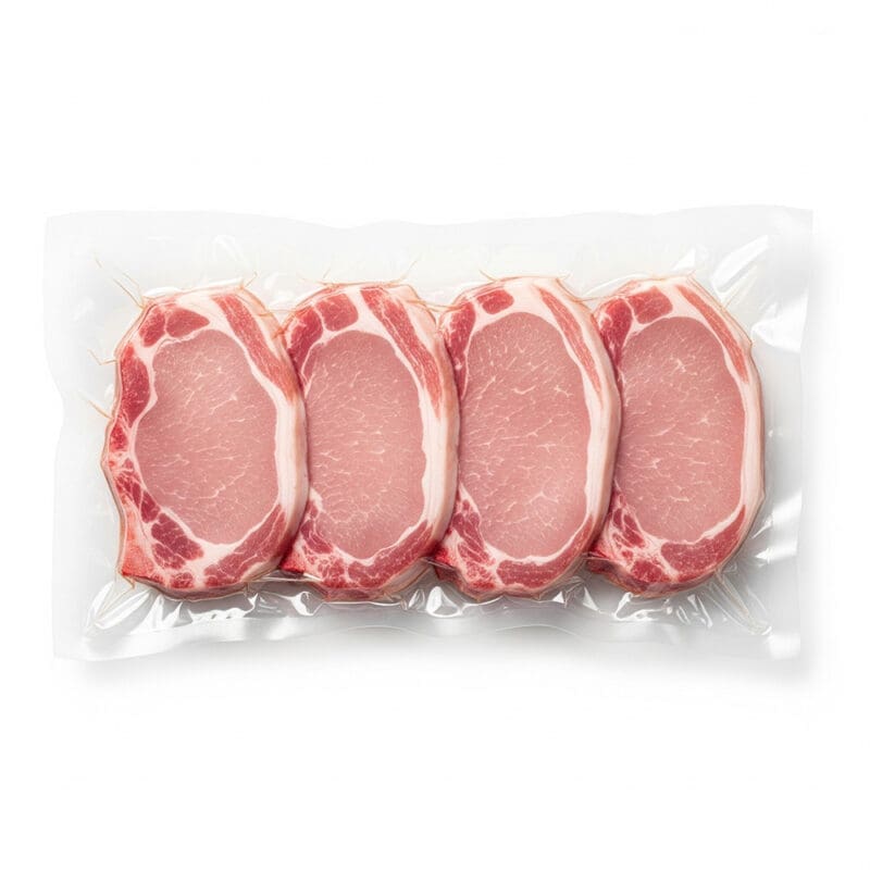 4" x 12" Vacuum Pouch – 3 Mil High-Barrier Food Packaging Bag