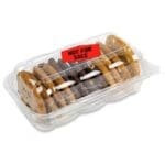 Not for sale label on bakery package