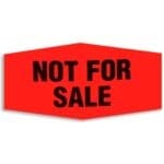 Not for sale label sticker