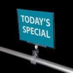 Clip-On Sign Protector for 2.5" x 3.75"