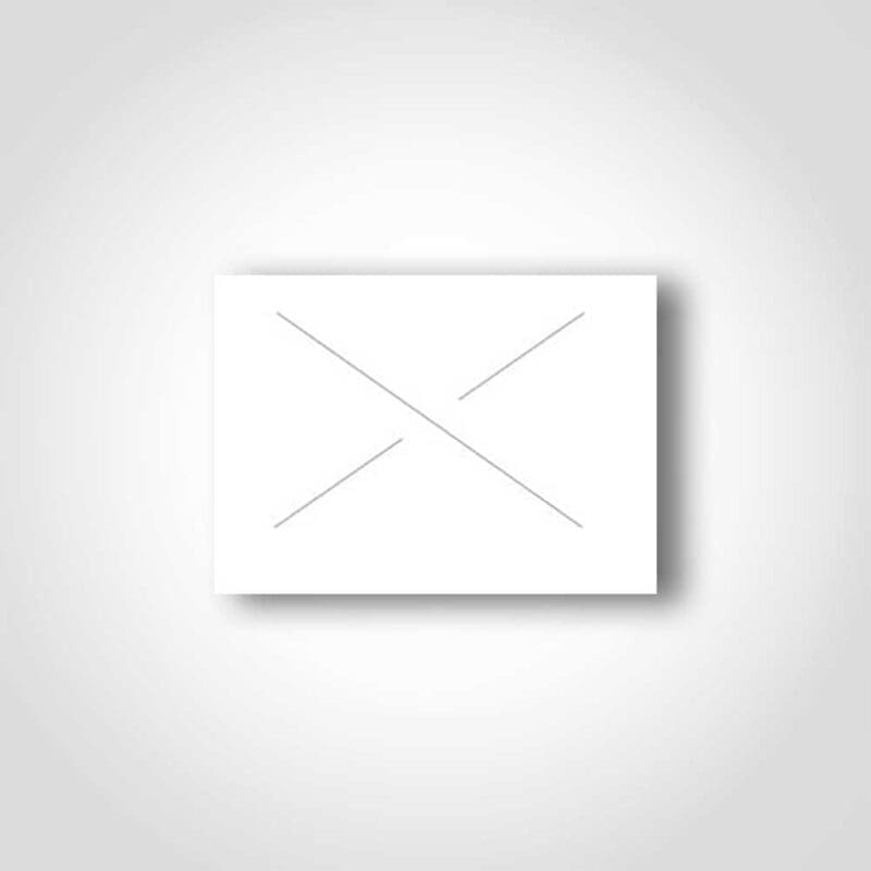 Garvey 2216 White Labels - Packed in 1 Sleeve of 9M