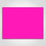 Ultra Day-Glo Fluorescent Magenta Sign Card 8.5" x 11"