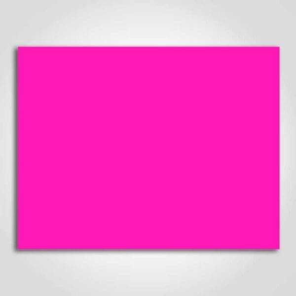 Ultra Day-Glo Fluorescent Magenta Sign Card 8.5" x 11"