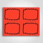 Ultra Go Blank Sign Card 5.5" x 4.25"
