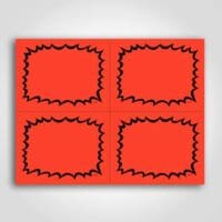 Ultra Go Blank Sign Card 5.5" x 4.25"