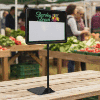 Garden Fresh Sign Card in frame