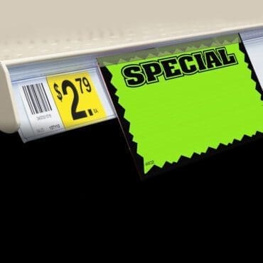 Special Burst Green Sign Shelf