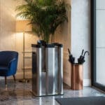 Wet Umbrella Bag Dispenser Stainless Steel in Lobby of hotel