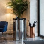Wet Umbrella Bag Dispenser Stainless Steel in Lobby of hotel