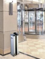 Wet Umbrella Bag Dispenser in lobby