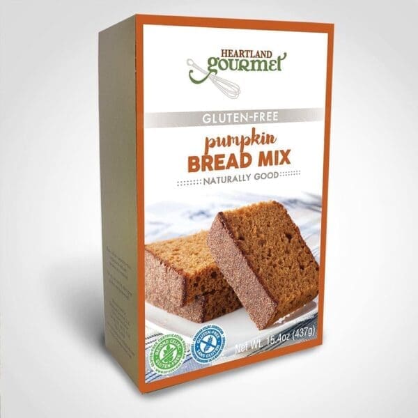 Heartland Gourmet Pumpkin Quick bread Mix Gluten Free