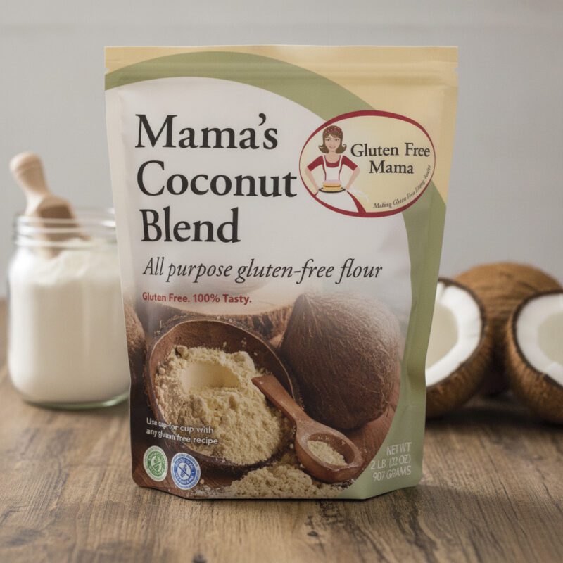 90317-Gluten-Free-Mama's-Flour-Coconut-Blend-32oz Gluten Free Mama’s Flour Coconut Blend 32 oz. 6 bags per case